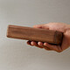 Original intention is like snow black walnut glasses box solid wood glasses storage box anti-pressure portable gift wooden box eye box wooden black walnut glasses box