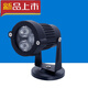 12V24V220V outdoor LED small spotlight 3W waterproof projection light super bright door sign floodlight landscape light waterproof 220V3W colorful