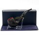 沙芬（SAVINELLI）意大利罗马风情石楠木烟斗套装P104R黑烟嘴677弯斗进口烟斗 【经济套装：烟斗+基础配件】