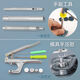 Bouton Appuyez sur le bouton SCONPORT BOUTON BOUTON-FREE-FREE MÉTAL METAL Quad Bouton Down Clothes Bouton Mother Bouton Mother Silver 655 20 SETS + Outils de cochons à la main + boîte de stockage
