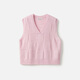 El mismo suéter casual de cuello en V para el centro comercial para mujeres 24 chaleco de punto de estilo perezoso de invierno para mujeres BDR4SD3899 P20 Hibiscus m