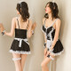 Sexy Unterwäsche Frauen Uniform verführerische Rollenspiele sexy Anzug rein geile Paare aufregende Sex-Erwachsene-Produkte Maid 9789 [ohne Strümpfe] Alle Größe