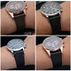 
Adapted to Armani genuine leather strap AR11105 11143 11153 2502 men's lychee pattern soft cowhide plain black-steel color buckle 22mm