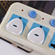 Power switch socket protective cover, child anti-electric shock protector, baby safety plug, baby socket anti-electric plug, row plug, hole plug, jack protective cover to prevent children from touching the wiring board, 24 keys