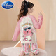 Disney Girls Pajamas Los niños delgados de manga larga para niños y otoño y otoño de la algodón de algodón de algodón de manga larga de primavera y otoño y otoño.