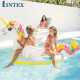 INTEX57561 Unicorn inflatable mount swimming ring adult inflatable toy floating bed thickened water children's mount