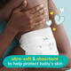 Pampers Swaddlers Pañales desechables para bebés un suministro mensual