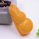 Fuwanzhe Natural Beeswax Gourd Pendant Baltic Amber Fulu Pendant 12.2g