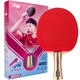 Red Double Happiness table tennis racket four-star single racket finished racket single pack 4-star Furious 3 table tennis racket 4-star horizontal racket 1 ball + racket set