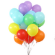Smile Party Thickened 10-inch latex balloon candy color Graduation Valentine's Day Opening Anniversary Decorative Balloon Layout Random Color Mixed (10 pieces)
