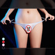Confidential delivery, men's sexy underwear, U-shaped men's thong underwear, sexy T-pants, passion-free nightclub opening, gay men use for male masturbation, low-waist bag design, black, one size fits all, hollow, thin, comfortable, shiny, tempting, breathable elastic underwear