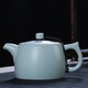 Xiangye Ru kiln teapot ceramic kung fu tea set well railing pot Ru porcelain set large filter household tea set can be opened and raised well railing pot 260ml