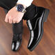 Daohuatu Nouvelles chaussures en cuir formelles pour chaussures en cuir masculin pour couvertures à pied, chaussures en cuir simple à lacets à trois plats de mariage à trois joint sectoriel de sécurité