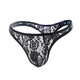 Kinder sexy Unterwäsche Leidenschaft Versuchung Briefs SM Herren Spitze Tanga trainieren nisset sexy Unterwäsche transparente Männer t-Pants Gay Homosexuell Weiß L.