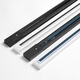 Blechlicht-LED-Strahler, Schienenlicht, Schienenstreifen, 1 Meter, 1,5 Meter, 2 Meter, kompletter Satz verdickter Aluminium-Führungsschiene, Ausleger-Führungsschienenstreifen, 2 Meter, weiß (luxuriöser verdickter Typ)