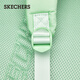斯凯奇（Skechers）双肩包男女红色书包时尚大容量休闲运动旅行背包 宝石绿/清绿/05E6