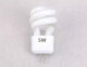 呗綶5w aisle lamp two-pin pin 3w mirror headlight bulb spiral energy-saving lamp 5 watt plug-in bulb in front of the mirror plug-in 5W white light [5 pieces] 0-5W
