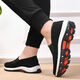 Changxiang Huili Nouvelles chaussures pour hommes, vieilles chaussures en tissu noir de Pékin, chaussures de père d'âge moyen et âgées, chaussures en tissu pour hommes, construction de chantier de construction anti-odor et antidérapant [semelle en caoutchouc] 3522 Moulonnage épaissis de l'usure 42 antidérapant et résistant à l'usure et à l'usure