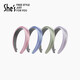 Sie ist Dopaminimitation Seiden Satin High Skull Top Hair Band Hair Crane Stirnband Haarkarte Kopfschmuck Chinesisches Valentinstag Geschenk an Freundin Purple M0