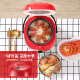 Zhengong small household appliances mini rice cooker for 1-2 people, old-fashioned household student dormitory cooking portable ordinary 1.2l non-stick pan red with steaming plate without tableware