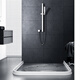 Diyin bathroom water barrier strip bathroom partition water blocking strip shower room toilet partition kitchen self-adhesive partition waterproof artifact partition silicone slot bathroom hand table length 80cm