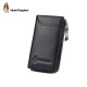 Hush Puppies key bag for men's external card slot portable keychain multi-function storage bag gift box birthday gift