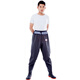 Yuduoduo waist-length waders, waterproof trousers, wading pants, men's fishing suits, leather forked trousers, waterproof suits for catching the sea, lotus root suit fishing trousers, green 39