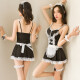 Sexy Unterwäsche Frauen Uniform verführerische Rollenspiele sexy Anzug rein geile Paare aufregende Sex-Erwachsene-Produkte Maid 9789 [ohne Strümpfe] Alle Größe