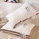 Arctic velvet pillow core neck protection pillow five-star hotel pillow core cervical vertebra pillow household adult pillow double sleeping pillow pair original cotton gray low pillow [1 package] 48x74cm
