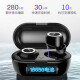 Daweiqi Bluetooth headset binaural wireless mini invisible non-flash light true 5.0 sports game music suitable for Apple Huawei Honor vivo Xiaomi oppo black white circle [sound quality upgraded version]
