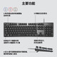 
Logitech K845 mechanical keyboard, wired keyboard, home game office, 104-key luminous full-size aluminum tuple metal panel, gaming office keyboard and mouse set, K845 blue shaft