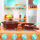 [70% new] Bainshi Children's toys Boys Girls toys Role-playing Parent-child interaction house kitchen toys Real water strip spray B133 Pink