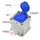 LXEE 防爆插座 防暴雨五孔明装通用86型暗装工业防水户外开关220V插销 一位五孔插座10A 防水插座