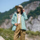 CHEMI PLUS VELVET VELVET WINDBREAKER SOUS BANANA CHARGE MEN ET FEMMES MORIEAUX MOREAN APPRÉPOSIR ET CHAUDE LA VESTES SOILES SOILS SOILLE Veste de travail de style littéraire Top littéraire
