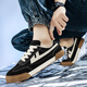 Huili Herrenschuhe dünne Leinwandschuhe 2025 Sommer Neue Deutsche Trainingschuhe atmungsaktive Brettschuhe Männer vielseitige Freizeitschuhe Herren schwarz 41