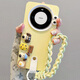 
North Tech Master Dogs are suitable for Huawei Pura70pro mobile phone case new high-end three-dimensional cartoon case pura70Pro + with lanyard mate60Pro protective case P60 women's model white frame - yellow bottom three-dimensional master Dog + [Skin buckle] Huawei Pura 70 Pro