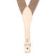 Yilemit Men's 4-clip box strap fat man big belly strap T-shaped vegetable tanned leather head layer cowhide elastic elastic adjustable trousers suspender belt gift box packaging T cowhide original - khaki 4-clip
