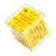 3D three-dimensional magic maze children's toy, six-sided walking beads to break through levels, concentration training, Rubik's cube, decompression and unlocking, 3 random styles - can be noted