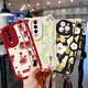 
Zhiyuxi Honor 70 Mobile Case 829 Flowers Flowers Flowers [Cross-body wristband lanyard black] CF1096 Honor 30