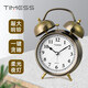 Timess alarm clock creative children's sleepy small alarm clock cartoon luminous student bedside clock quartz ringing lazy alarm clock PT832-3 sleepy 4.5 inch chrome color