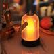 OUMAIHE bar table lamp rechargeable LED bar table lamp table lamp night light creative restaurant clear bar table lamp bar atmosphere light hand + three-color light + charger (button switch) dimmer switch