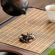 Tingda tea mat, tea set accessories, new Chinese tea towel, tea tablecloth, teapot mat, tea table mat, special mat for tea table, stylish yellow tea mat, large size 30*45cm, can be cut freely