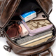 Jianying -Rucksack für Frauen Feste Farbe Retro Vielseitige Mode Frauenbeutel Casual Reis