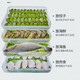 Dumpling storage box, refrigerator crisper, freezer tray for frozen dumplings, multi-layer quick-frozen fresh-keeping box, dumpling box, household dumpling freezing box, wonton box, quick-frozen food storage box, dumpling box, transparent model, 1 layer, 1 lid, can hold 60 dumplings