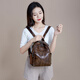 Jianying -Rucksack für Frauen Feste Farbe Retro Vielseitige Mode Frauenbeutel Casual Reis