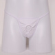Open hole T-pants Men's underwear Slim elastic mid-waist sexy thong White