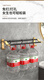 No punch-out towel rack bathroom towel rack hook bathroom hanger single and double towel rod Yahei 3 sets 13590