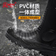 
Strong man waterproof rain boots steel toe steel sole anti-smashing and anti-puncture industrial mine labor waterproof shoes JD1702 black size 42