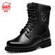 Cruiser 3513 Herrenstiefel, spezielle Arbeitsstiefel im Freien, Lederstiefel, Herren Winter plus Samt -Baumwollschuhe, Kampfstiefel, 3527C Pelzstiefel, Black 42