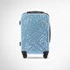 
Trolley box series men and women lightweight boarding case 20-inch 24-inch zipper type password box universal wheel frosted blue TC-687 20-inch